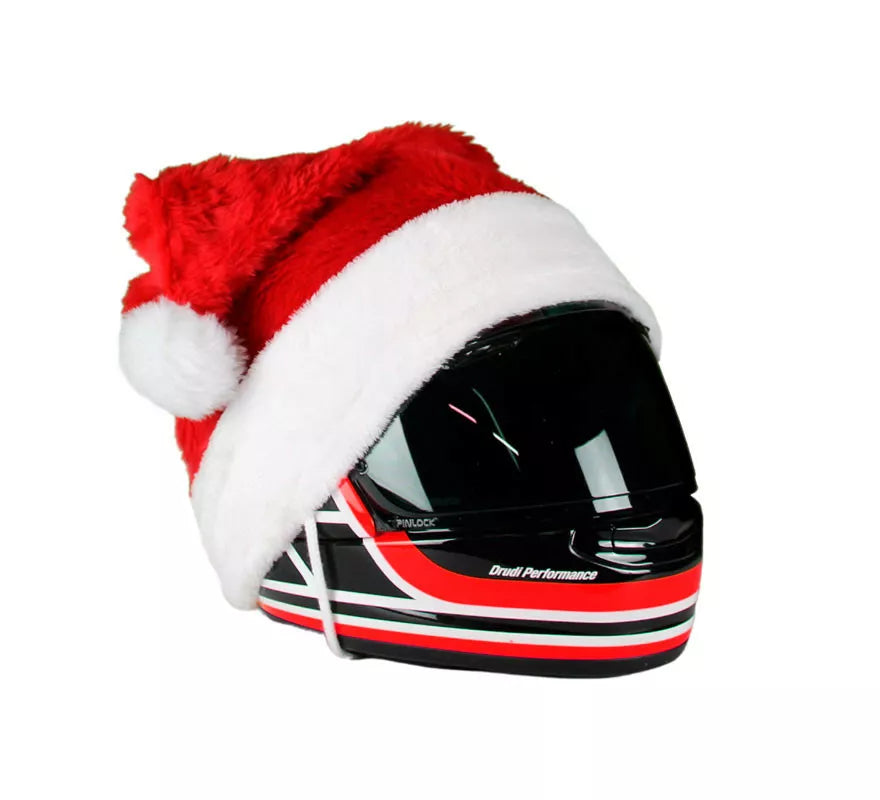 Translation missing: it.Gorro de Papá Noel Navidad para Cascos de Moto con sujeción