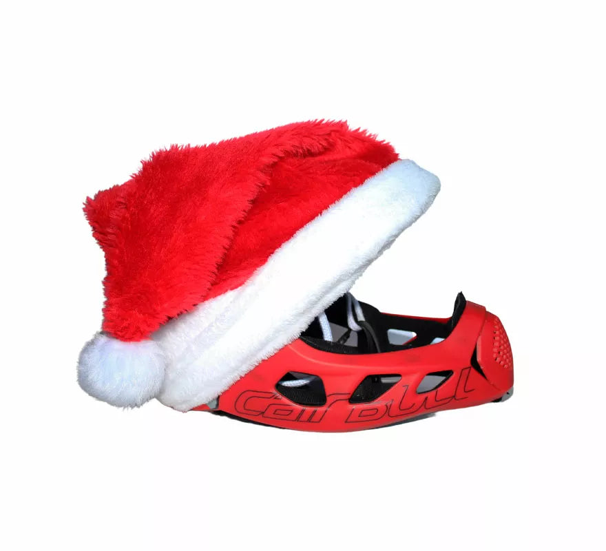 Translation missing: es.Gorro de Papá Noel Navidad para Cascos de Moto con sujeción