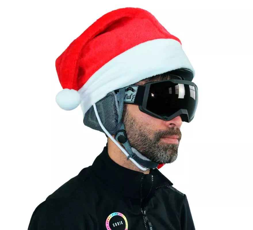 Translation missing: it.Gorro de Papá Noel para Cascos de Bicicleta, Esquí y más