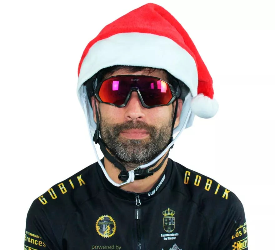 Translation missing: es.Gorro de Papá Noel para Cascos de Bicicleta, Esquí y más
