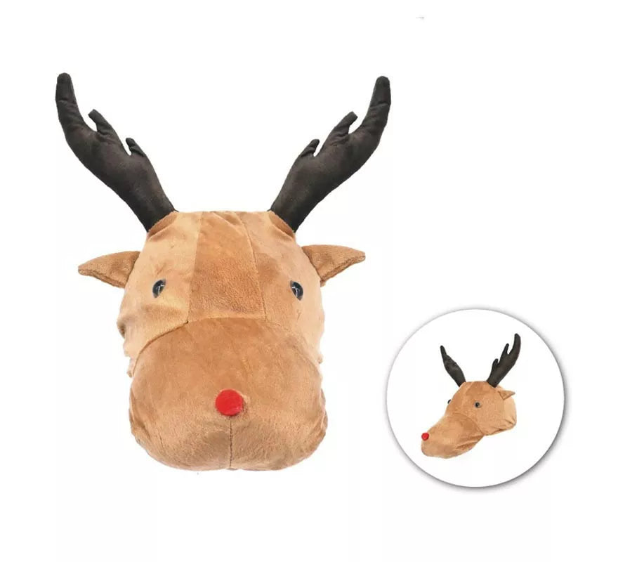 Translation missing: it.Gorro de Peluche Reno con cuernos