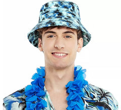 Cappello da Pescatore Palme Blu