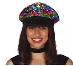 cap polizia Multicolor Paillettes Donne