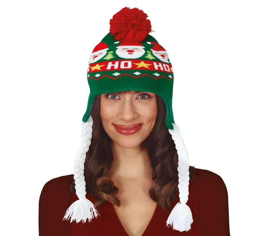 Translation missing: es.Gorro de Santa Claus con Trenzas