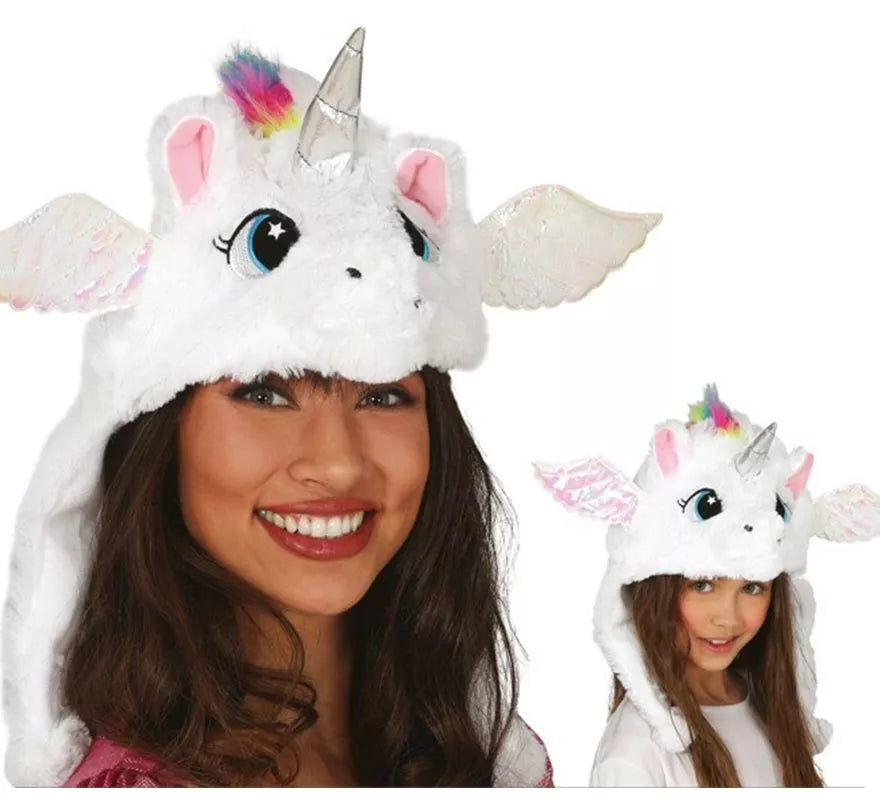 Translation missing: it.Gorro de Unicornio Blanco con alas