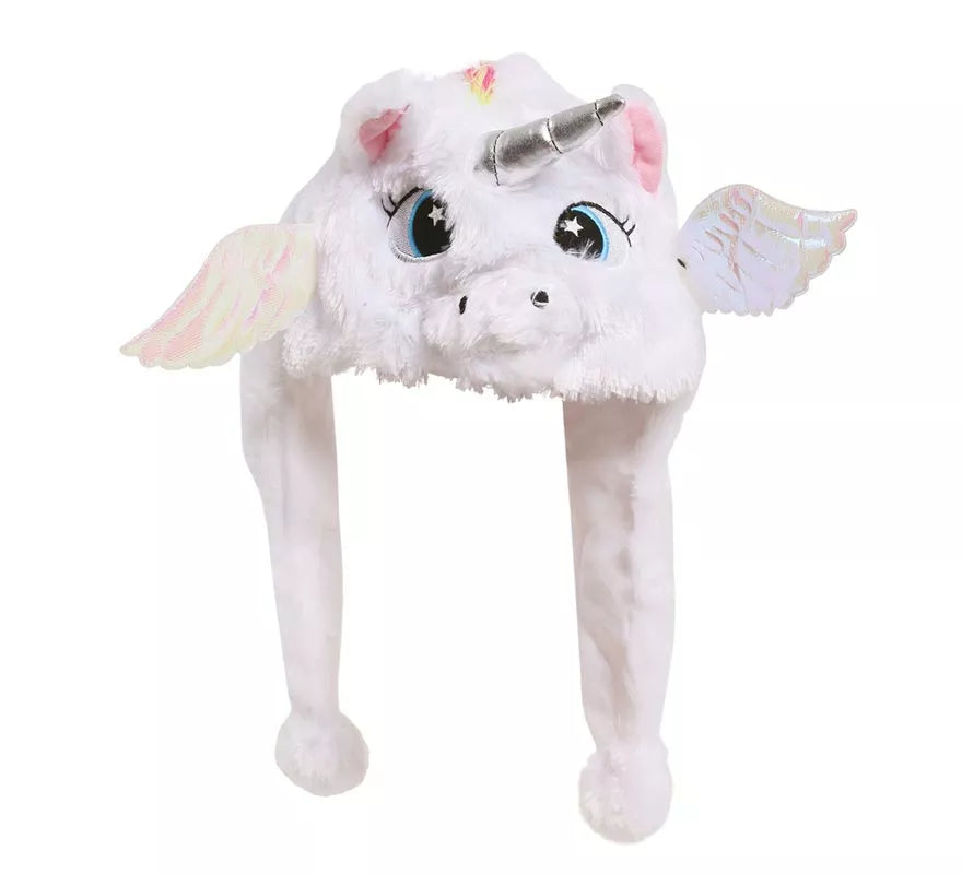 Translation missing: it.Gorro de Unicornio Blanco con alas