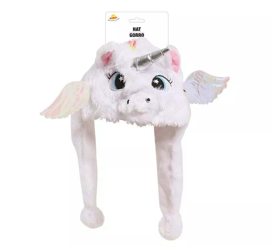 Translation missing: it.Gorro de Unicornio Blanco con alas