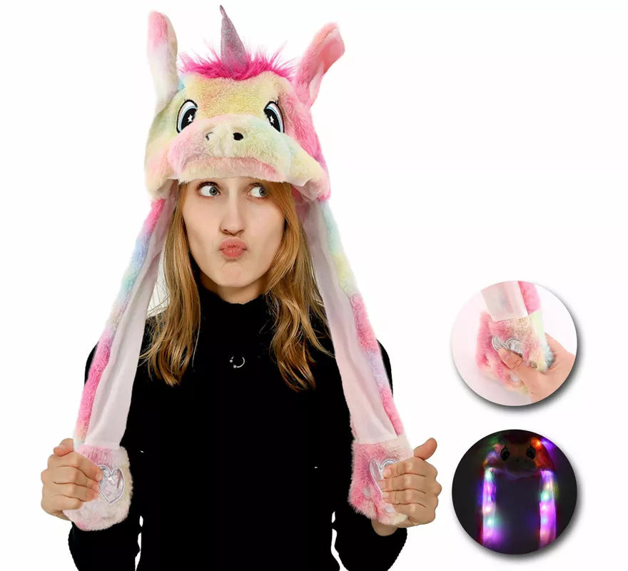 Translation missing: it.Gorro de Unicornio con Oreja Móviles y Luz