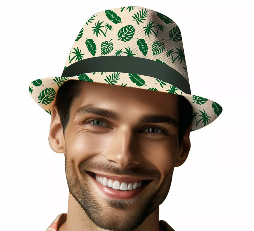Translation missing: it.Gorro de Verano Hojas verdes adulto