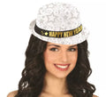 Gorro Gángster Happy New Year blanco