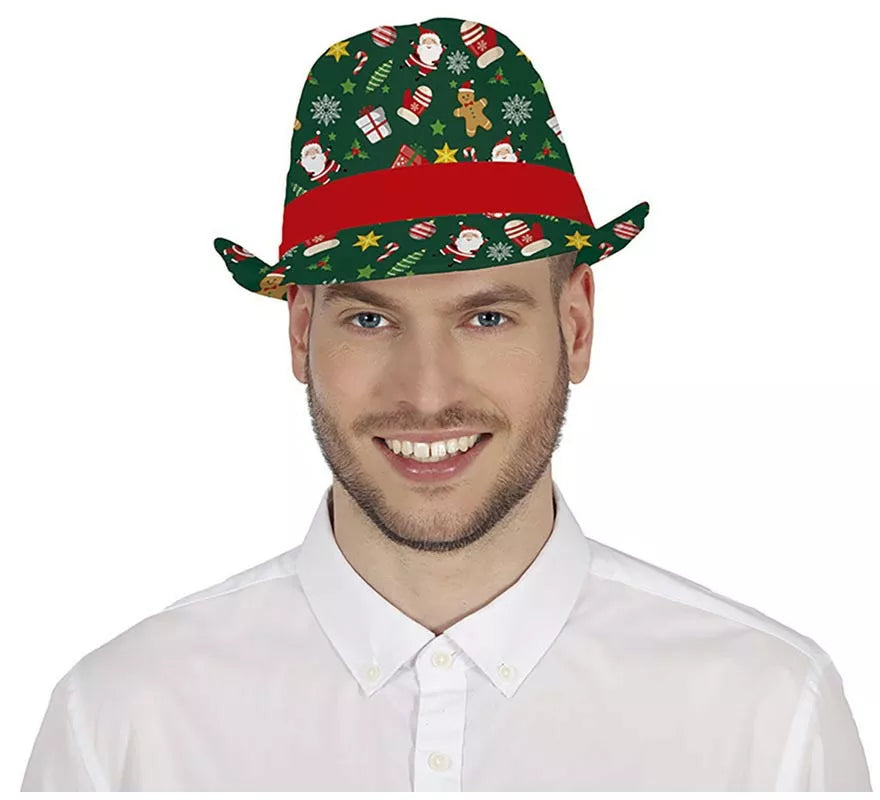 Translation missing: es.Gorro Gángster Navideño verde