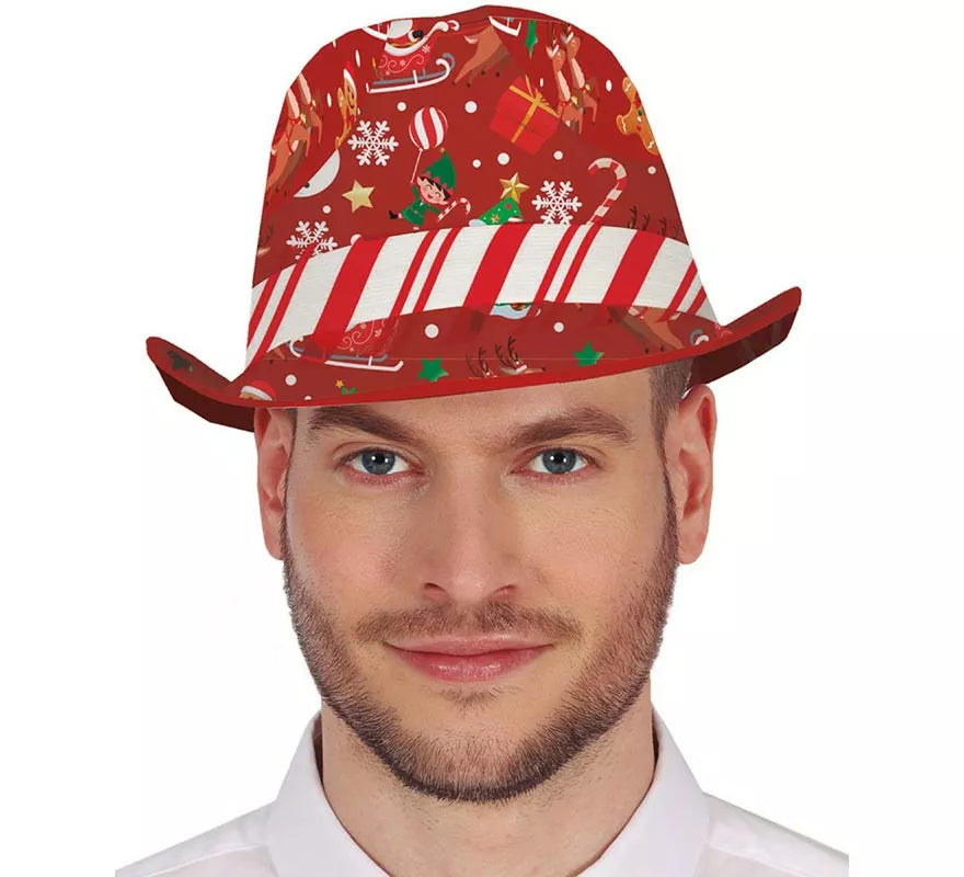 Translation missing: es.Gorro Gánster Navideño Bastón de caramelo
