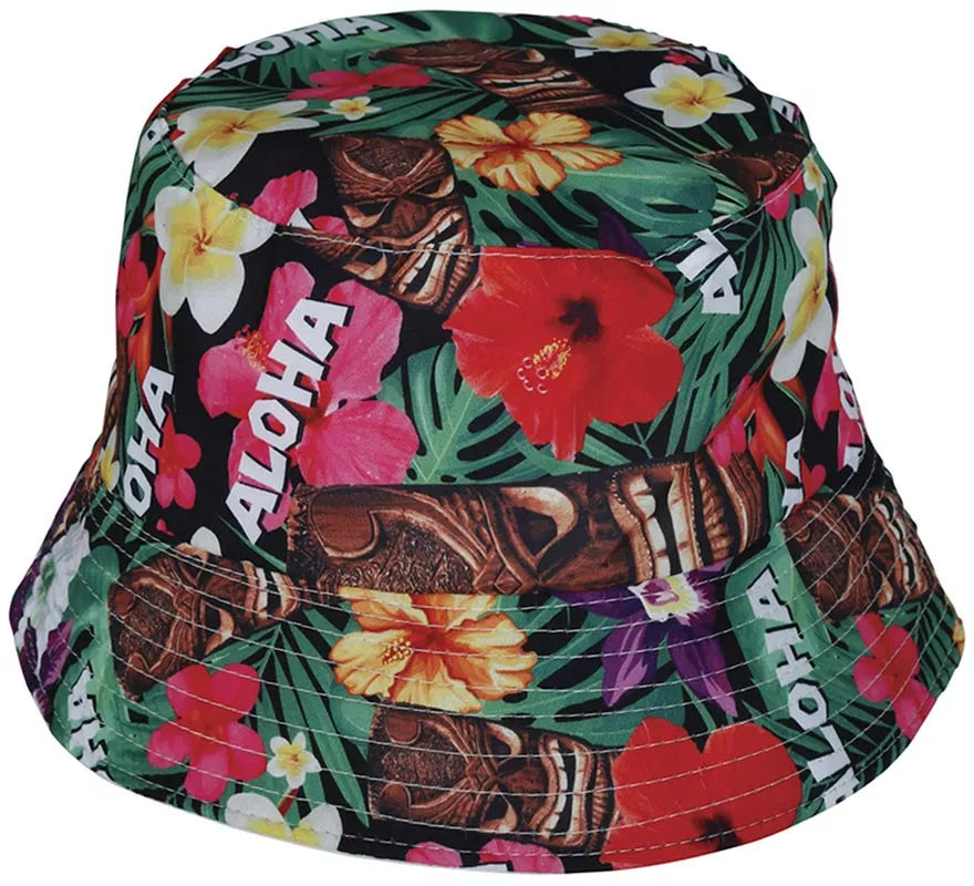 Translation missing: it.Gorro Hawaiano Aloha Floral adulto