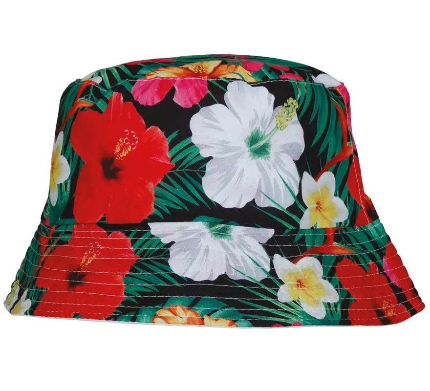 Translation missing: it.Gorro Hawaiano Flores Tropical adulto