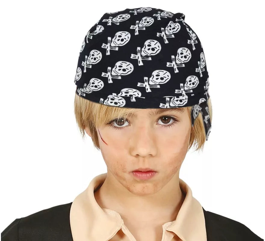 Translation missing: es.Gorro Pañuelo Pirata Calavera infantil