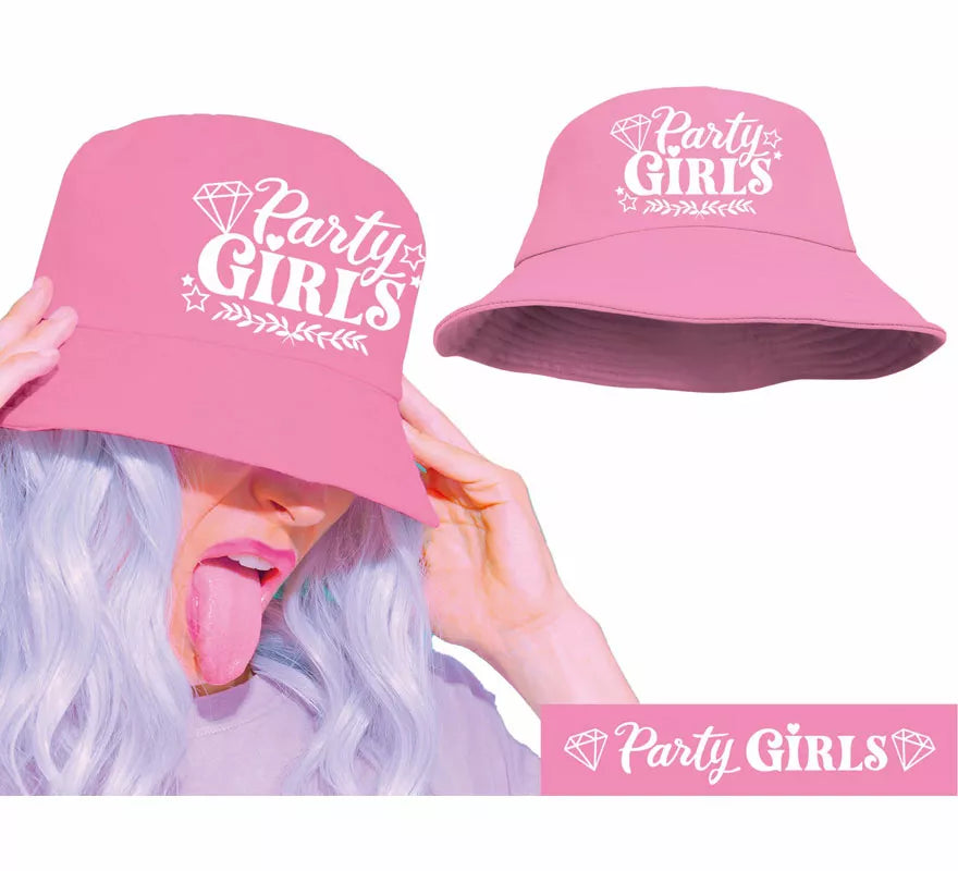 Translation missing: it.Gorro Party Girls rosa adulto