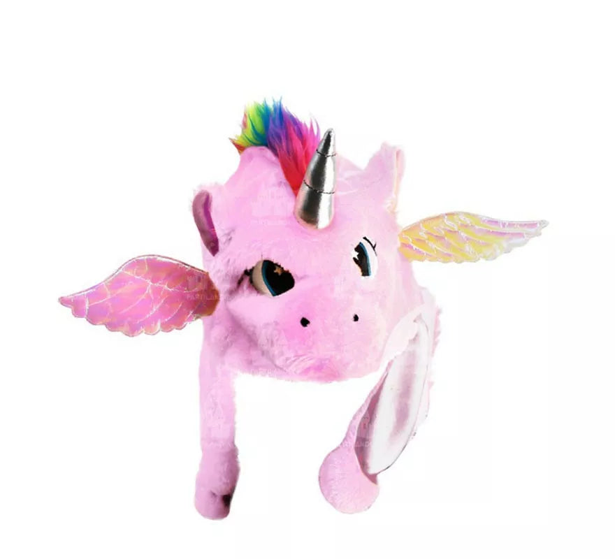 Translation missing: it.Gorro Peluche Unicornio rosa