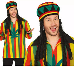 Cappello rasta con capelli classici da adulto