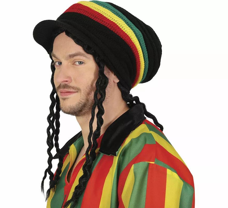Translation missing: es.Gorro Rasta con Visera adulto