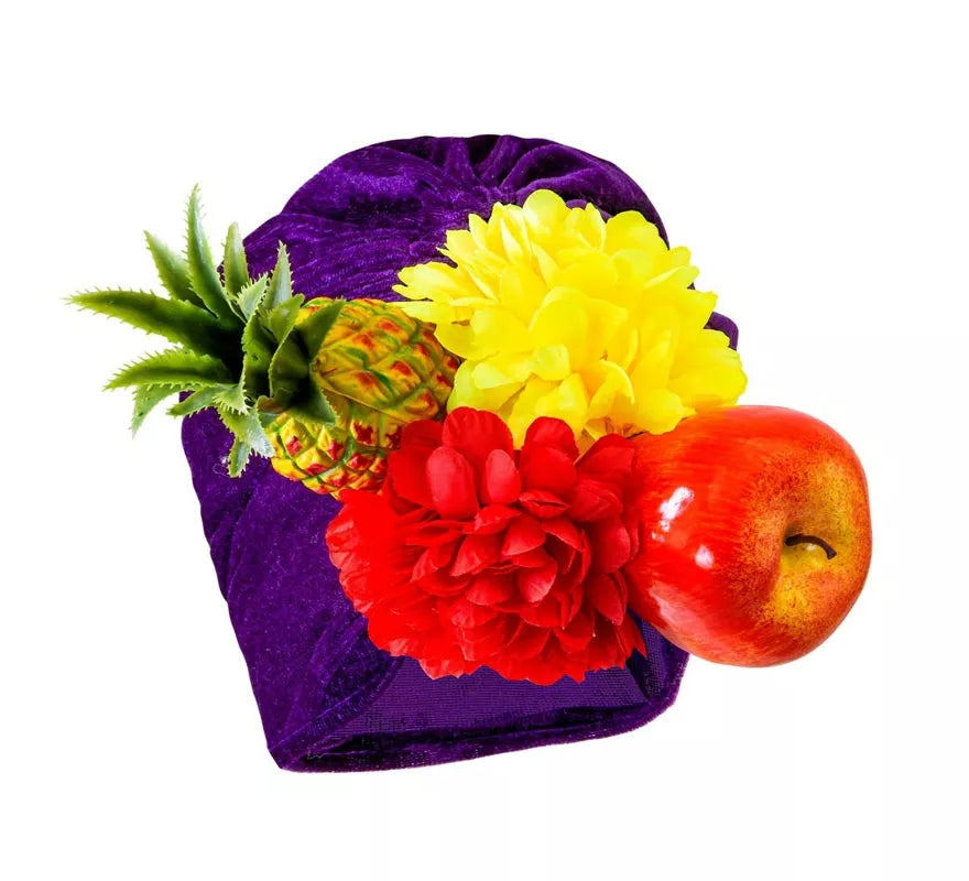 Translation missing: es.Gorro Tropical con frutas y flores adulto