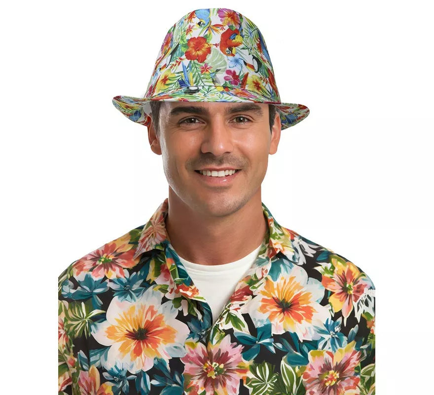 Gorro Tropical Flora y Fauna adulto