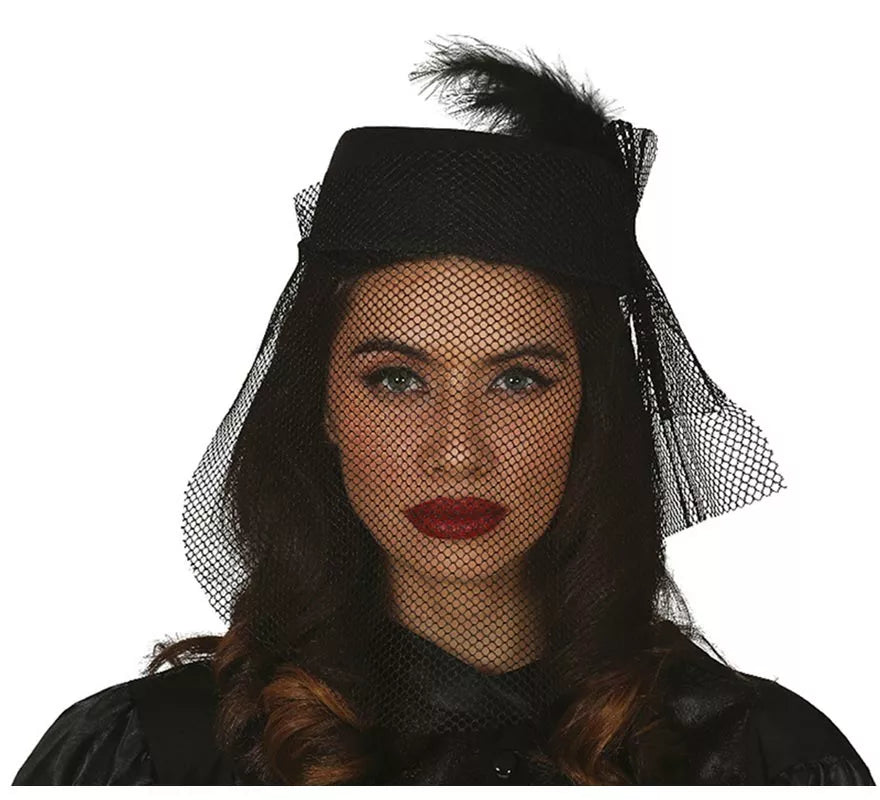 Translation missing: it.Gorro y Velo de Viuda Negro