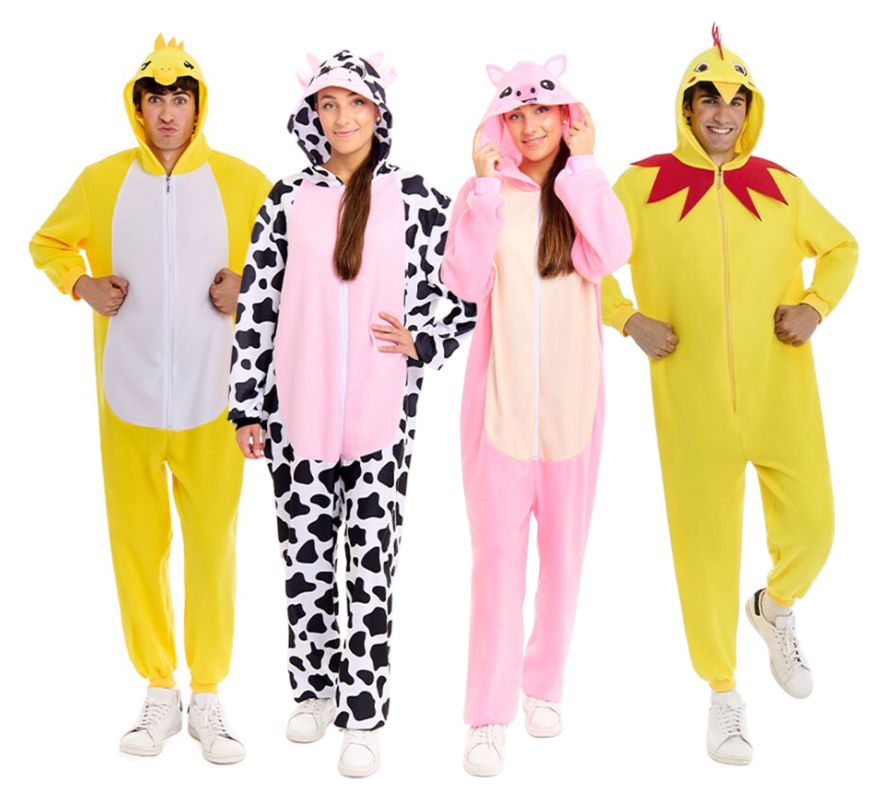 Grupo de animales de granja