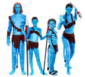 Grupo de avatares azules