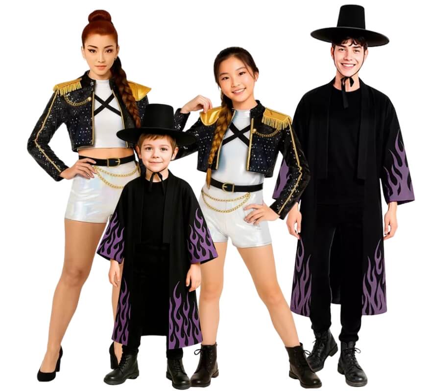 Gruppo di cantante K-pop e demoni