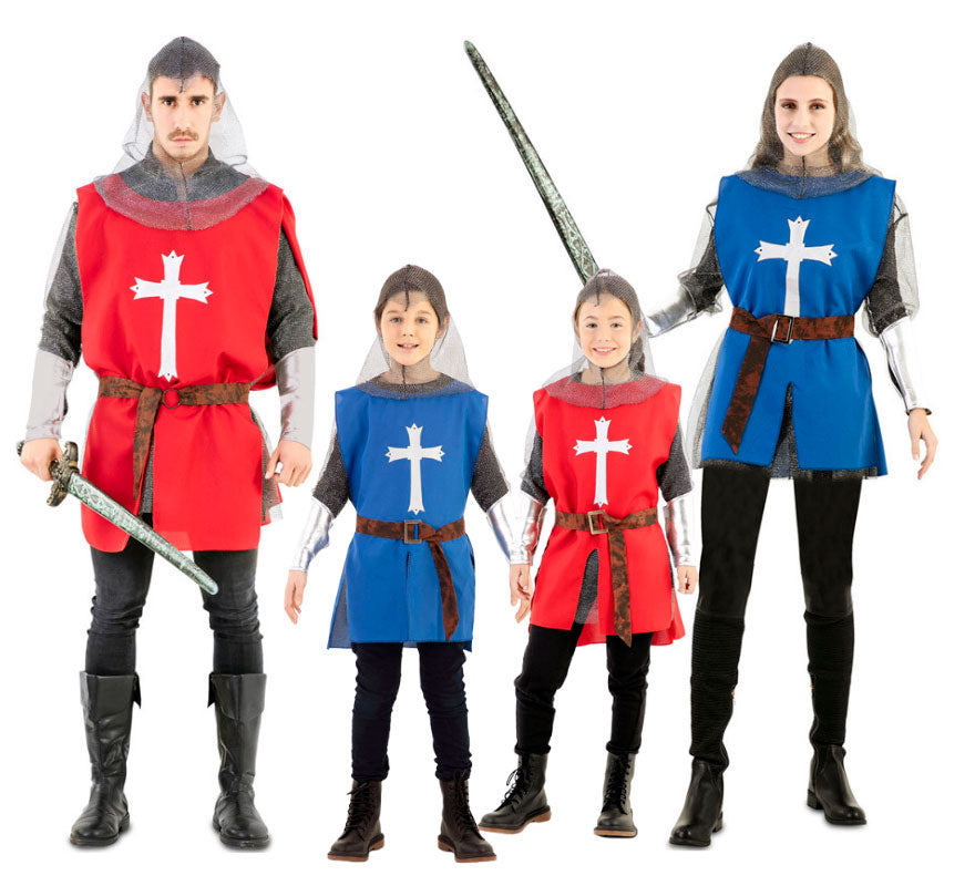 Gruppo di crociati medievali