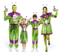 Grupo de extraterrestres verdes