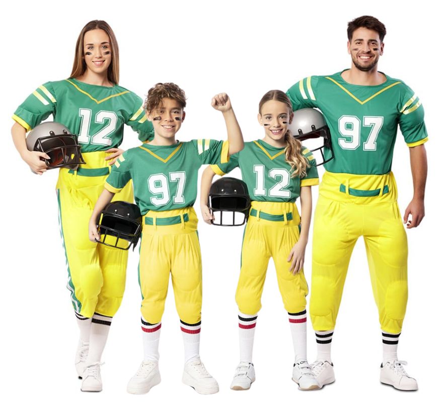 Translation missing: it.Grupo de fútbol americano amarillo y verde