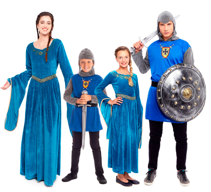 Gruppo medievale blu