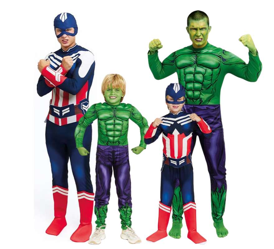 Gruppo di supereroi dei fumetti
