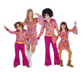 Grupos de hippies estampado de flores