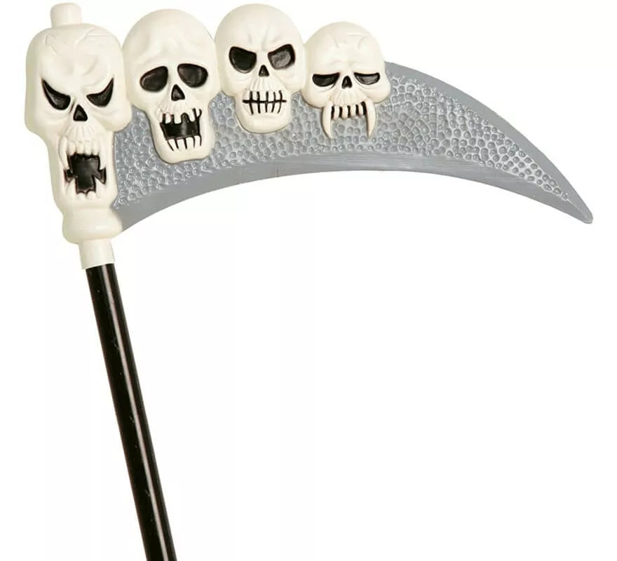 Translation missing: es.Guadaña con calaveras de 120 cm
