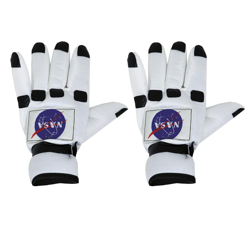 Translation missing: it.Guantes Astronauta blanco y negro Adulto