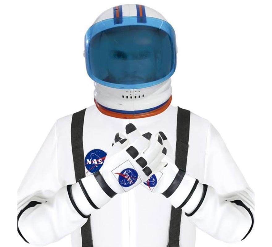 Translation missing: it.Guantes Astronauta blanco y negro Adulto