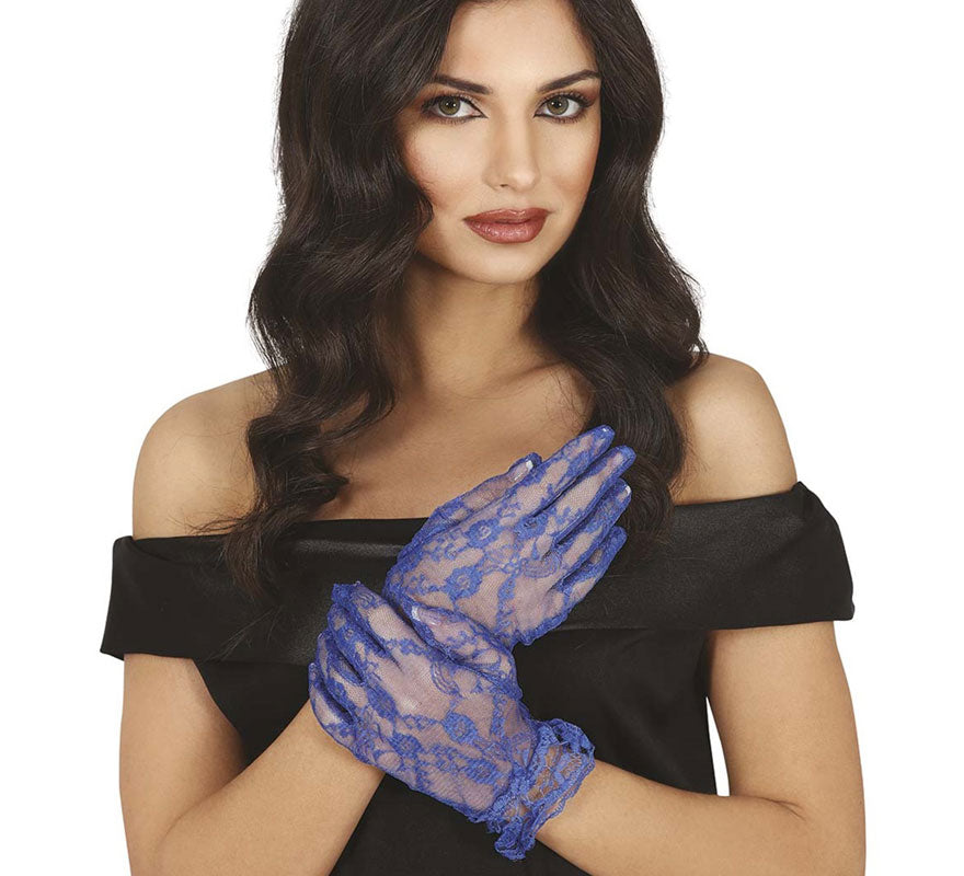 Translation missing: it.Guantes Calados Azul de 22 cms