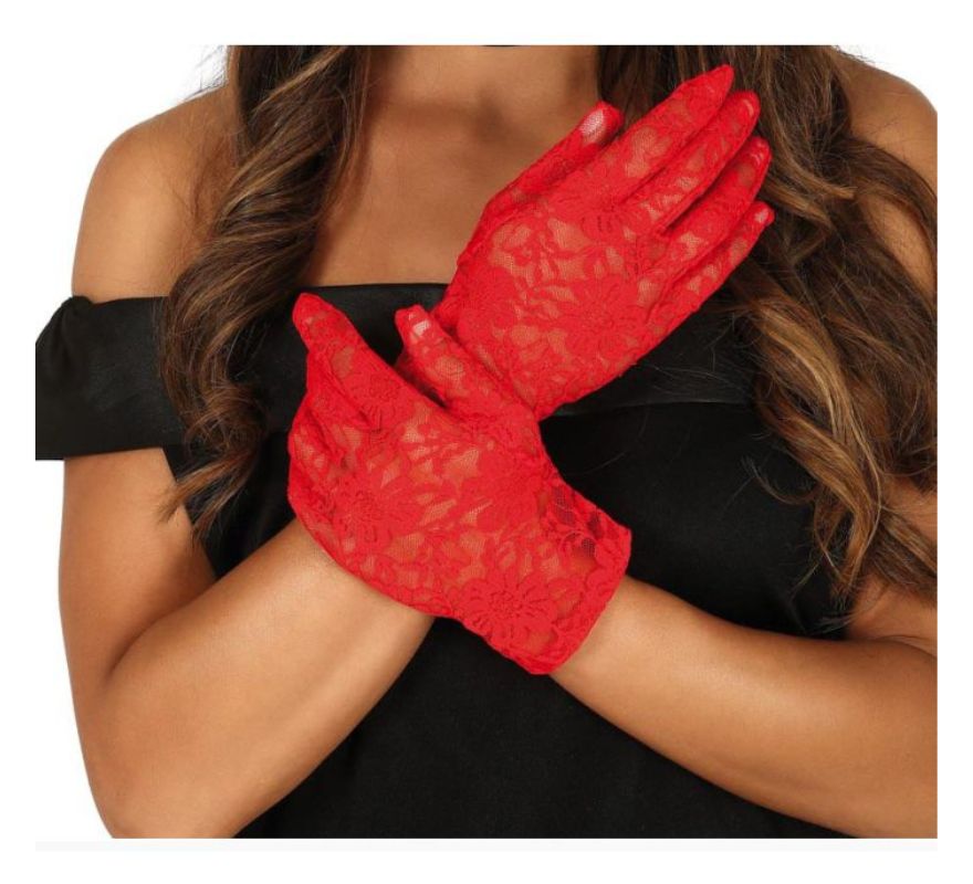 Translation missing: es.Guantes con Lentejuelas en varios colores de 22 cm