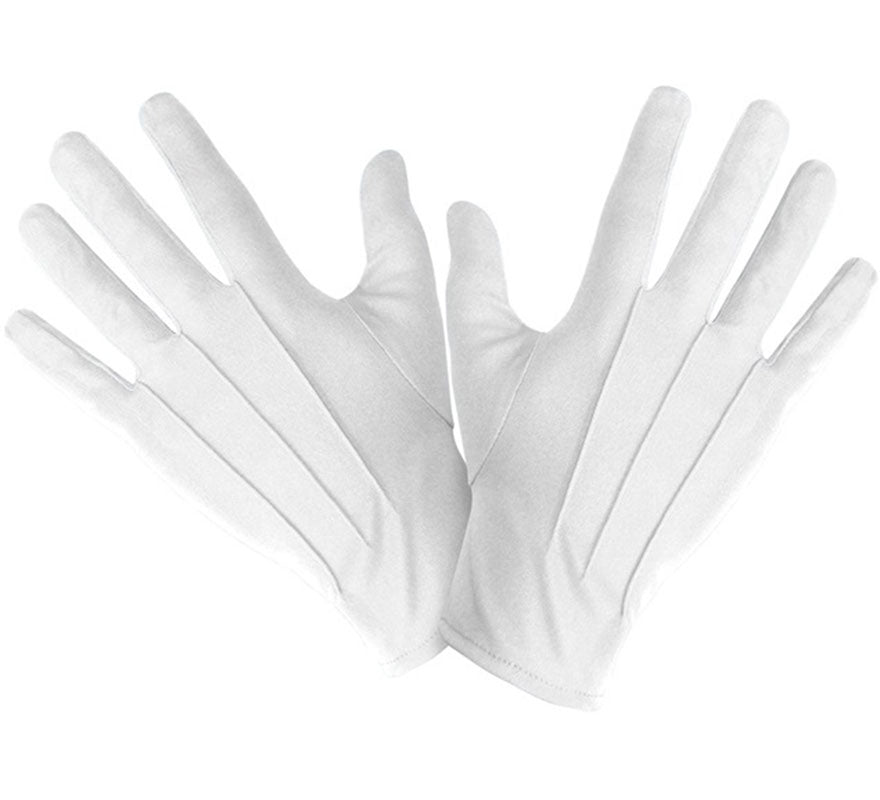 Translation missing: it.Guantes Cortos blancos talla grande
