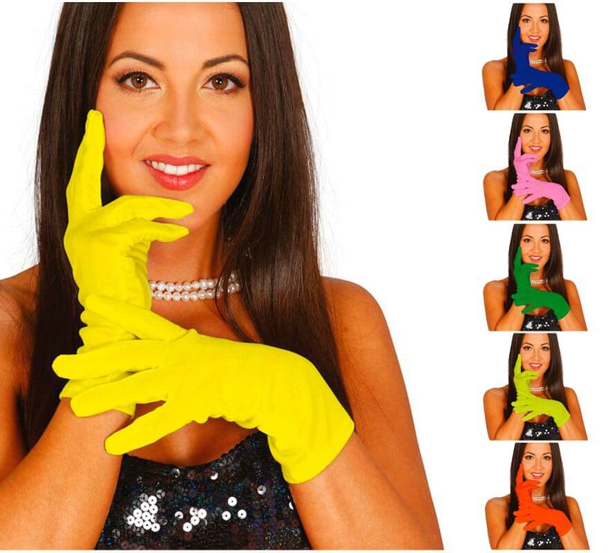 Translation missing: it.Guantes Cortos de 20 cm en varios colores