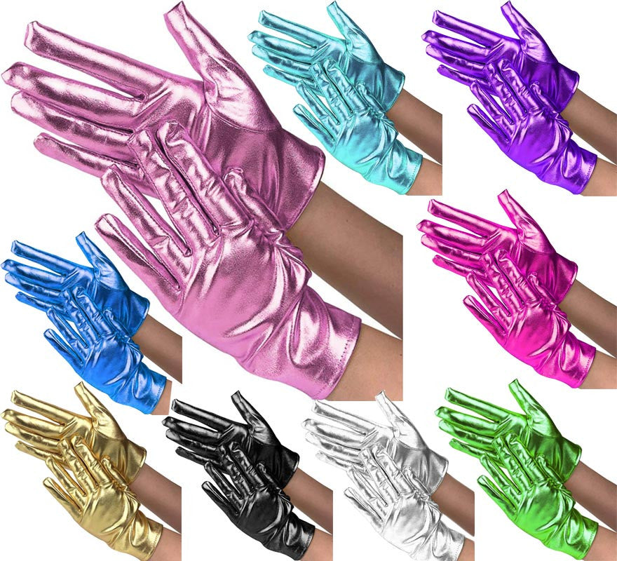 Translation missing: it.Guantes Cortos para adultos en varios colores Metalizados