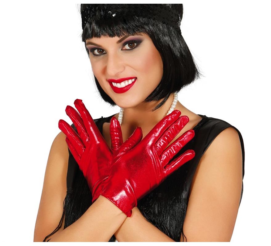 Translation missing: it.Guantes cortos rojo 22 cm
