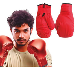 Guantoni da boxe rossi per adulti