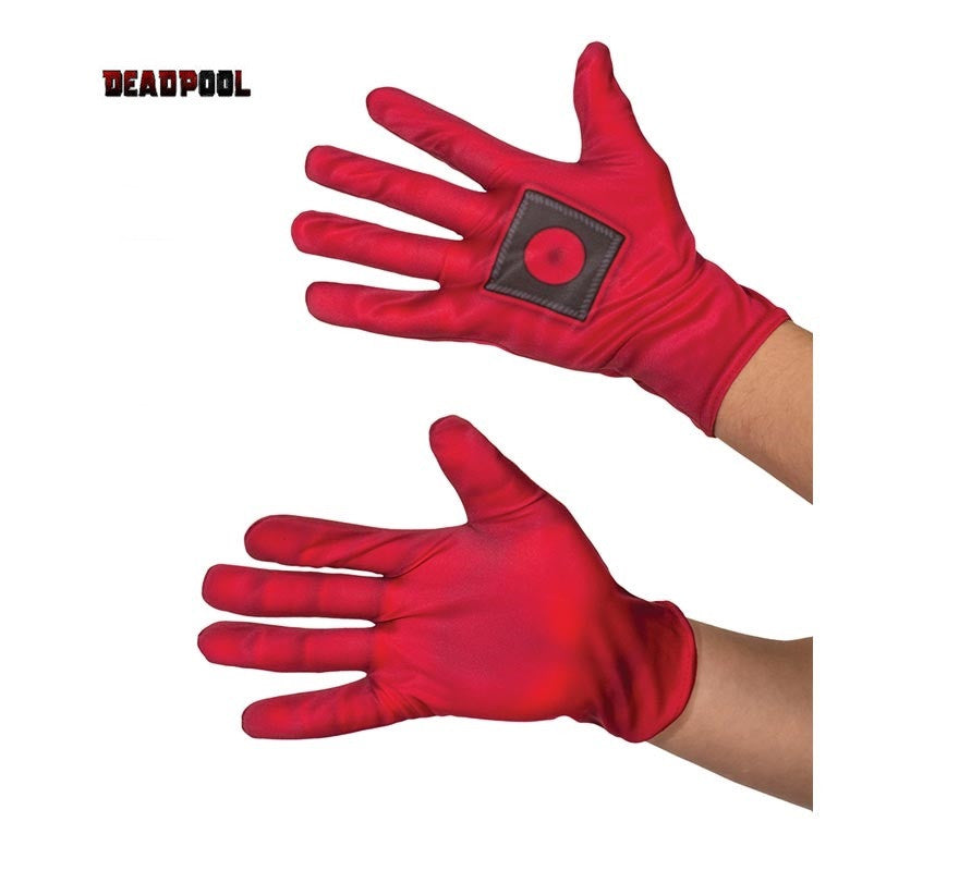 Translation missing: it.Guantes de Deadpool rojos para adulto