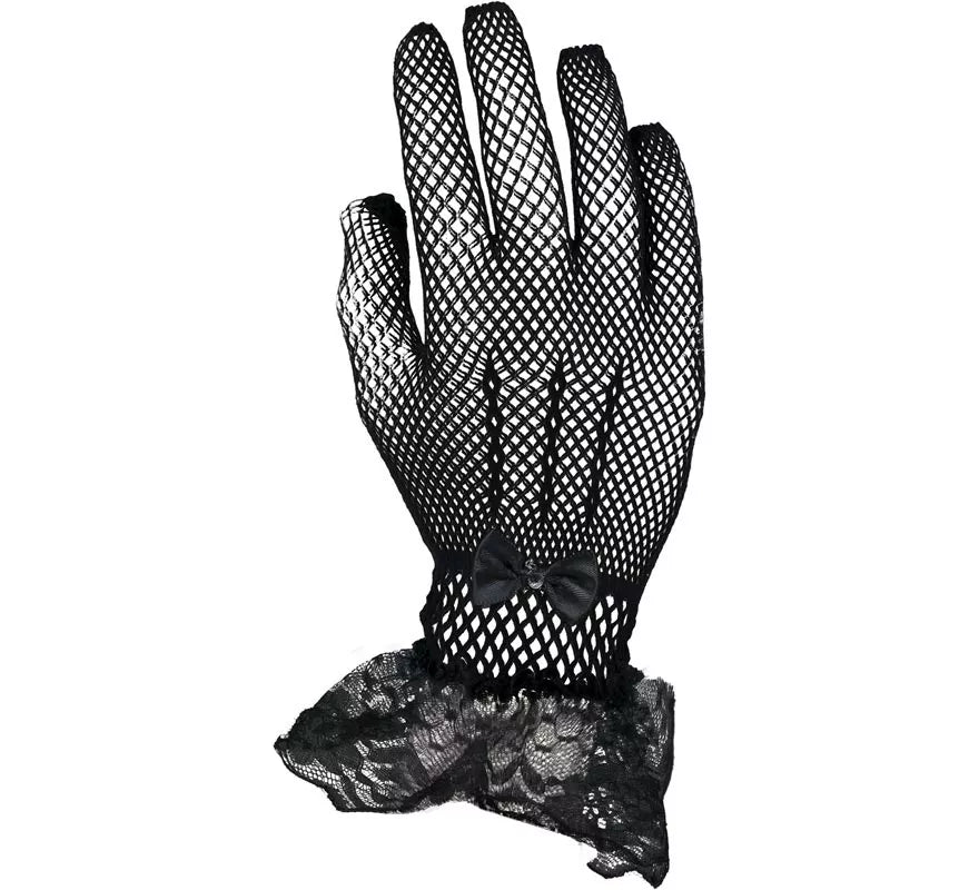 Translation missing: it.Guantes de Encaje negros adultos