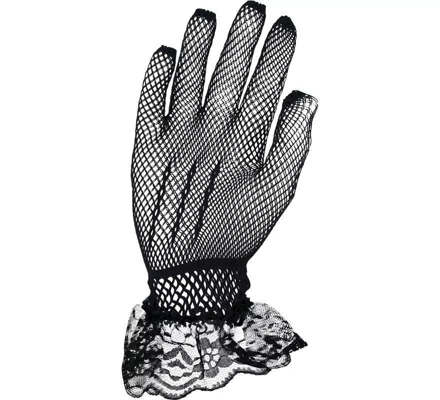 Translation missing: it.Guantes de Encaje negros adultos