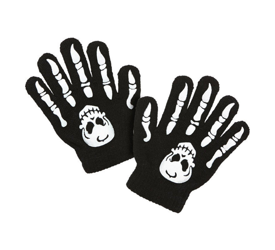 Translation missing: it.Guantes de Huesos con Calavera Infantiles