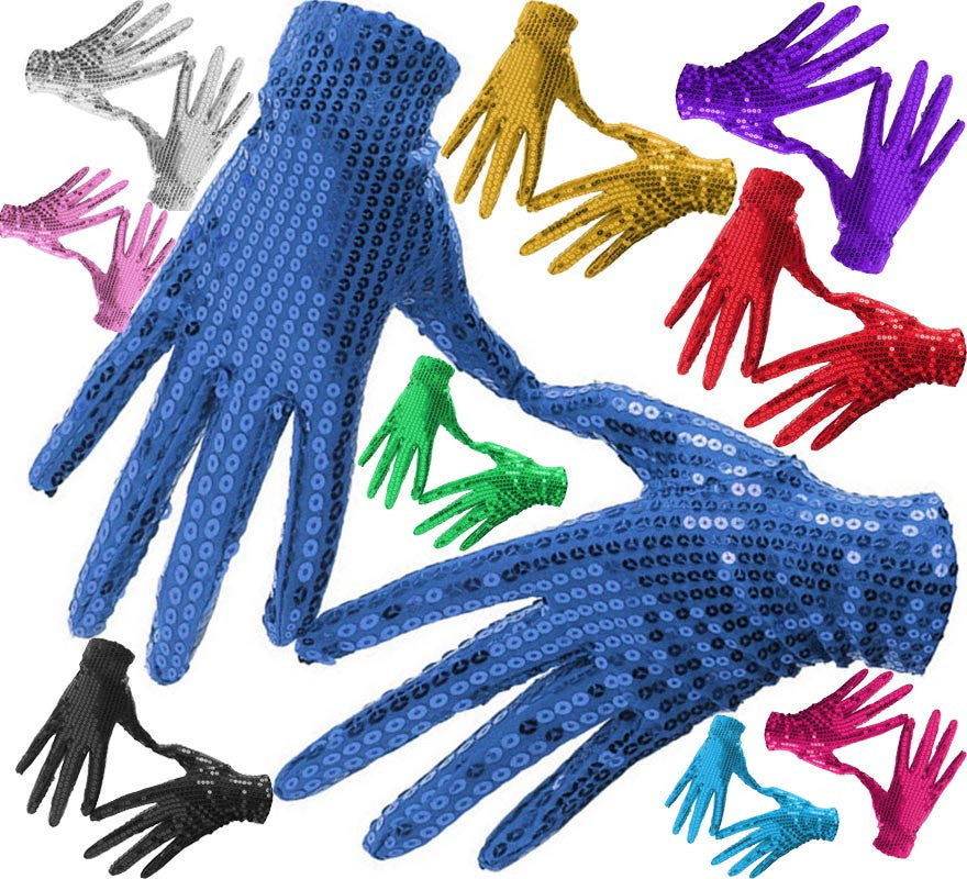 Translation missing: es.Guantes de Lentejuelas para adultos en varios colores